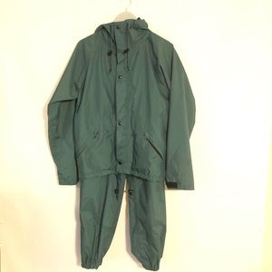 Loghouse Designs Rain Jacket & Pants Adult Green